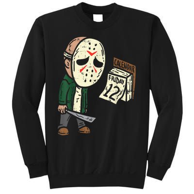 Friday 13th Funny Halloween Horror Movie Humor Party Crazy Sweatshirt