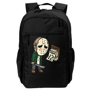 Friday 13th Funny Halloween Horror Movie Humor Party Crazy Daily Commute Backpack