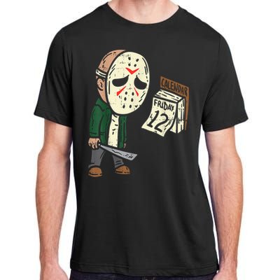 Friday 13th Funny Halloween Horror Movie Humor Party Crazy Adult ChromaSoft Performance T-Shirt