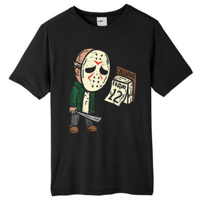 Friday 13th Funny Halloween Horror Movie Humor Party Crazy Tall Fusion ChromaSoft Performance T-Shirt