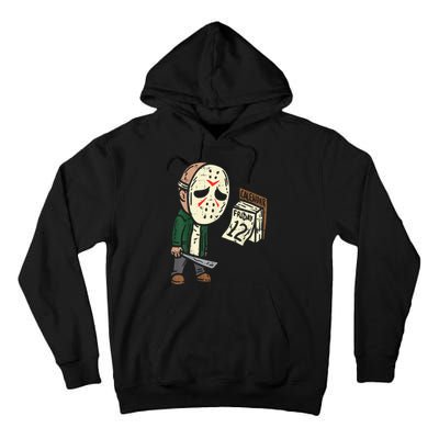 Friday 13th Funny Halloween Horror Movie Humor Party Crazy Tall Hoodie