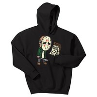 Friday 13th Funny Halloween Horror Movie Humor Party Crazy Kids Hoodie