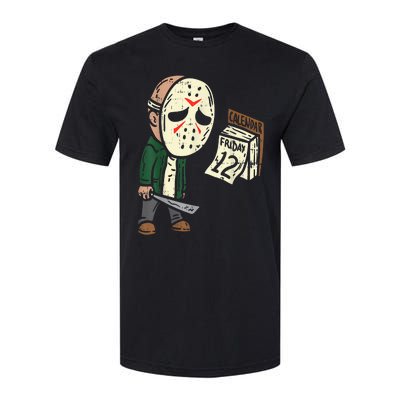 Friday 13th Funny Halloween Horror Movie Humor Party Crazy Softstyle CVC T-Shirt