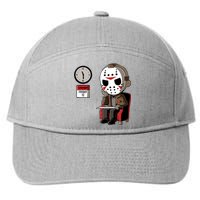 Friday 12th Funny Halloween Horror Movie Humor 7-Panel Snapback Hat