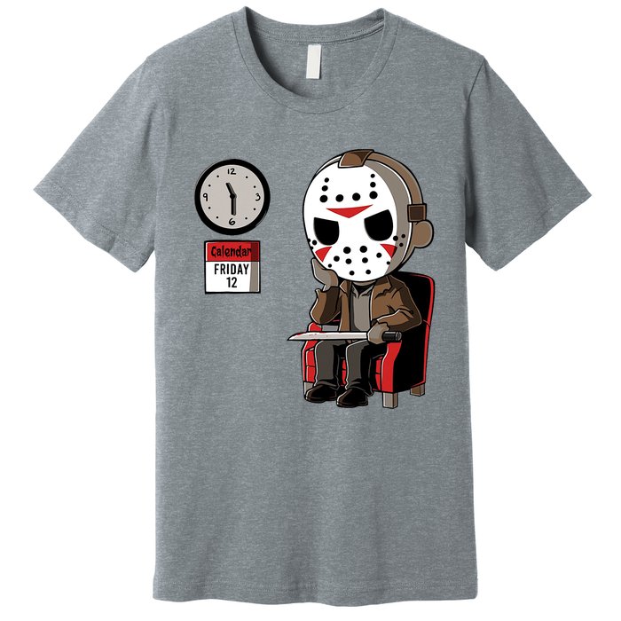 Friday 12th Funny Halloween Horror Movie Humor Premium T-Shirt