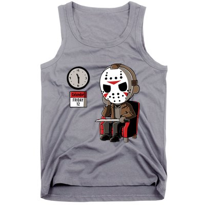 Friday 12th Funny Halloween Horror Movie Humor Tank Top