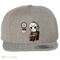 Friday 12th Funny Halloween Horror Movie Humor Wool Snapback Cap