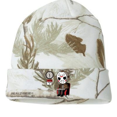 Friday 12th Funny Halloween Horror Movie Humor Kati Licensed 12" Camo Beanie