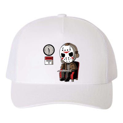 Friday 12th Funny Halloween Horror Movie Humor Yupoong Adult 5-Panel Trucker Hat