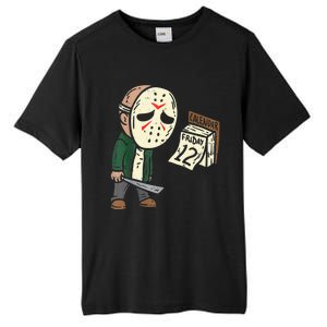 Friday 12th Funny Halloween Horror Movie Humor Tall Fusion ChromaSoft Performance T-Shirt