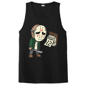 Friday 12th Funny Halloween Horror Movie Humor PosiCharge Competitor Tank