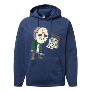 Friday 12th Funny Halloween Horror Movie Humor Performance Fleece Hoodie