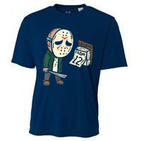 Friday 12th Funny Halloween Horror Movie Humor Cooling Performance Crew T-Shirt