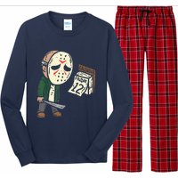 Friday 12th Funny Halloween Horror Movie Humor Long Sleeve Pajama Set