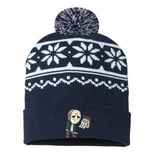 Friday 12th Funny Halloween Horror Movie Humor USA-Made Snowflake Beanie