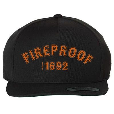 Fireproof 1692 Wool Snapback Cap