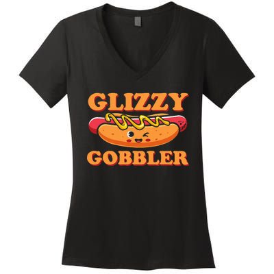 Funny 1 Gizzy Gobbler Women's V-Neck T-Shirt