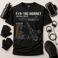 Fa 18 Hornet Cooling Performance Crew T-Shirt