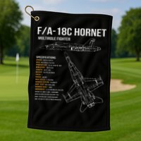 Fa 18 Hornet Golf Towel