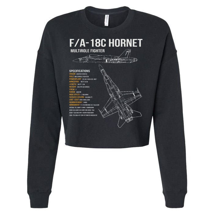 Fa 18 Hornet Cropped Pullover Crew