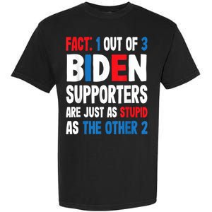 Fact: 1 Out Of 3 Biden Supporters Are As Stupid As The Other 2 Garment-Dyed Heavyweight T-Shirt