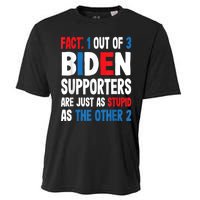 Fact: 1 Out Of 3 Biden Supporters Are As Stupid As The Other 2 Cooling Performance Crew T-Shirt