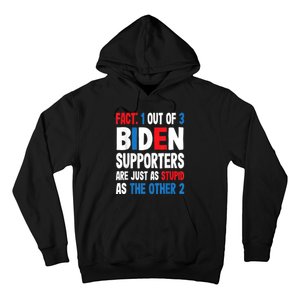 Fact: 1 Out Of 3 Biden Supporters Are As Stupid As The Other 2 Hoodie