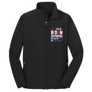 Fact: 1 Out Of 3 Biden Supporters Are As Stupid As The Other 2 Core Soft Shell Jacket