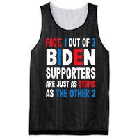 Fact: 1 Out Of 3 Biden Supporters Are As Stupid As The Other 2 Mesh Reversible Basketball Jersey Tank