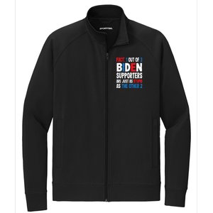 Fact: 1 Out Of 3 Biden Supporters Are As Stupid As The Other 2 Stretch Full-Zip Cadet Jacket