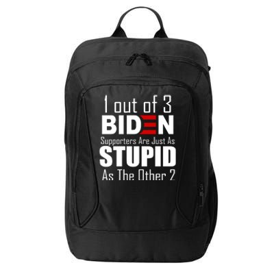 Funny 1 Out Of 3 Biden Supporters Are Just As The Other 2 City Backpack