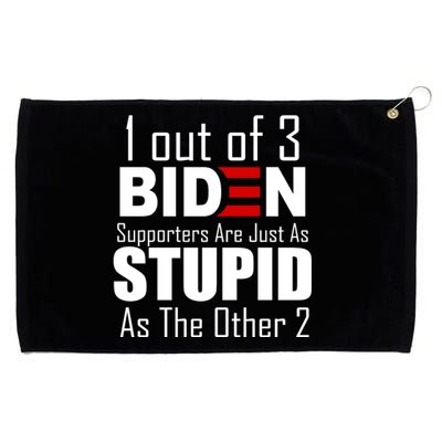 Funny 1 Out Of 3 Biden Supporters Are Just As The Other 2 Grommeted Golf Towel