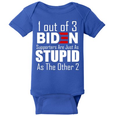 Funny 1 Out Of 3 Biden Supporters Are Just As The Other 2 Baby Bodysuit