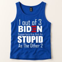 Funny 1 Out Of 3 Biden Supporters Are Just As The Other 2 Tank Top