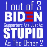 Funny 1 Out Of 3 Biden Supporters Are Just As The Other 2 Tank Top
