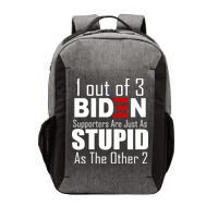 Funny 1 Out Of 3 Biden Supporters Are Just As The Other 2 Vector Backpack