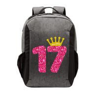 Funny 17th Party Number 17 Year Old 17th Birthday Vector Backpack