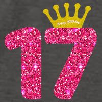 Funny 17th Party Number 17 Year Old 17th Birthday Vector Backpack