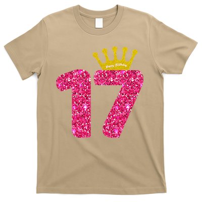 Funny 17th Party Number 17 Year Old 17th Birthday T-Shirt