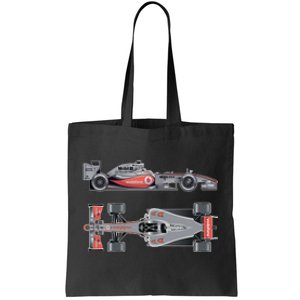 Formula 1 Race Car McLaren Mercedes Tote Bag