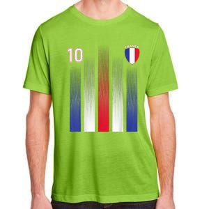 France 10 Soccer Jersey France Football Fan Soccer Adult ChromaSoft Performance T-Shirt