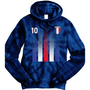 France 10 Soccer Jersey France Football Fan Soccer Tie Dye Hoodie