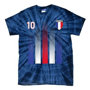 France 10 Soccer Jersey France Football Fan Soccer Tie-Dye T-Shirt