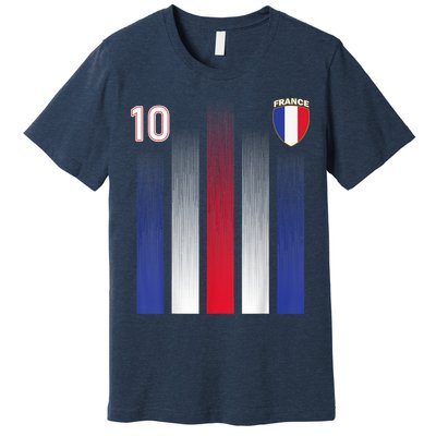 France 10 Soccer Jersey France Football Fan Soccer Premium T-Shirt