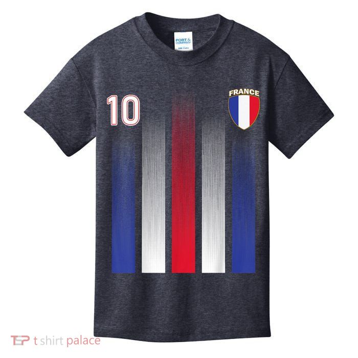 France 10 Soccer Jersey France Football Fan Soccer Kids T-Shirt