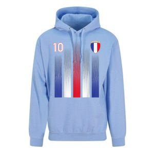 France 10 Soccer Jersey France Football Fan Soccer Unisex Surf Hoodie