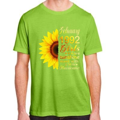 Februarys 1992 Sunflower 31st Birthday Adult ChromaSoft Performance T-Shirt