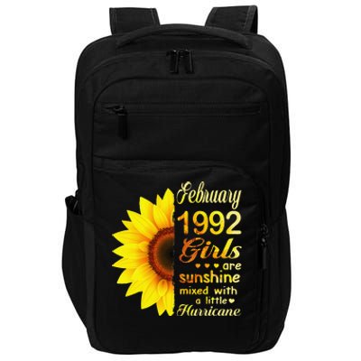 Februarys 1992 Sunflower 31st Birthday Impact Tech Backpack