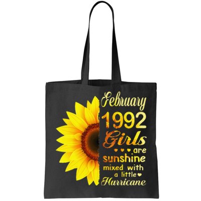 Februarys 1992 Sunflower 31st Birthday Tote Bag