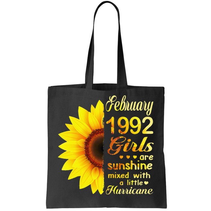 Februarys 1992 Sunflower 31st Birthday Tote Bag